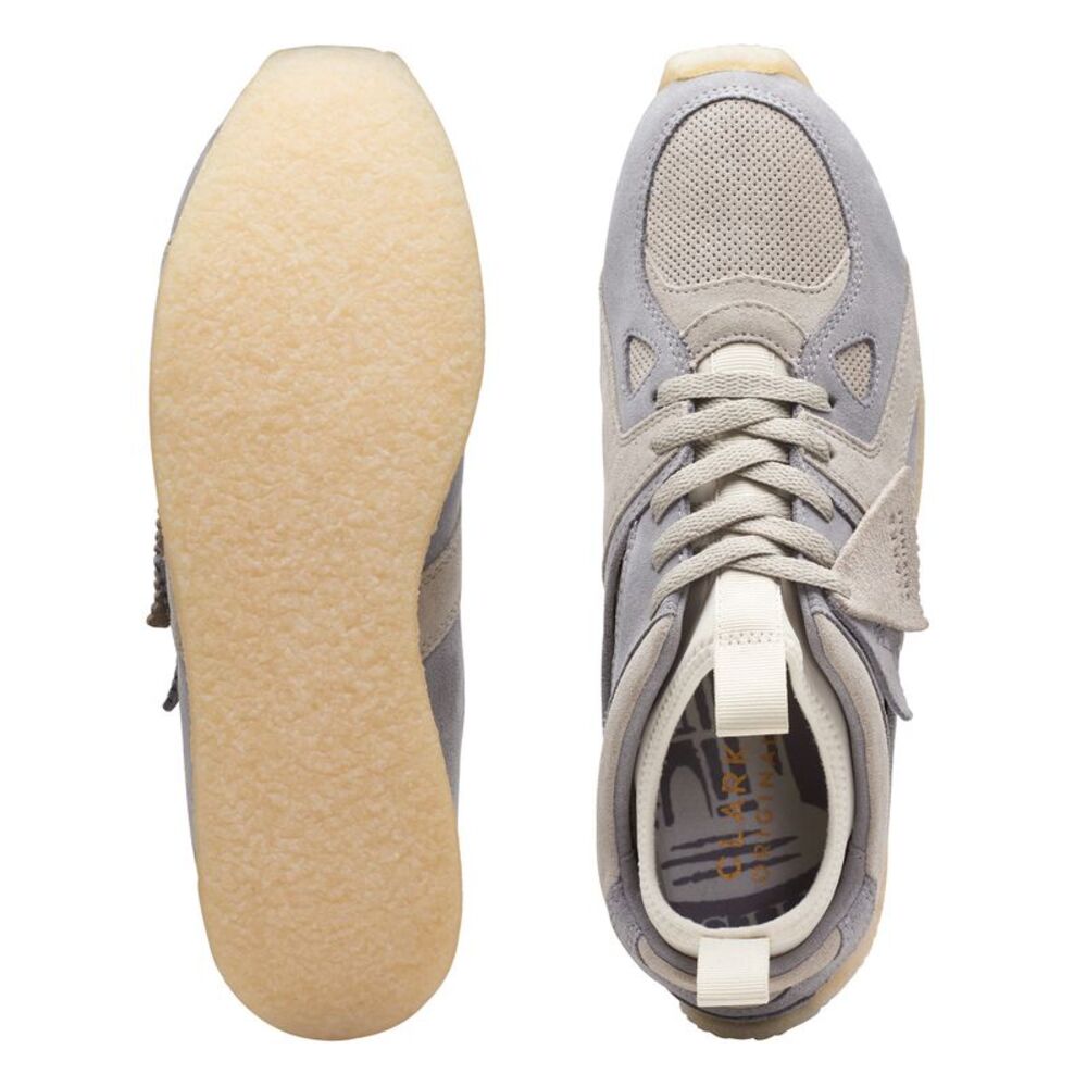 Clarks Mens Breacon Ronnie Fieg Kith Gray Shoes (NWT) - Picture 6 of 6